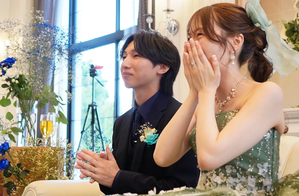 結婚式でサプライズ