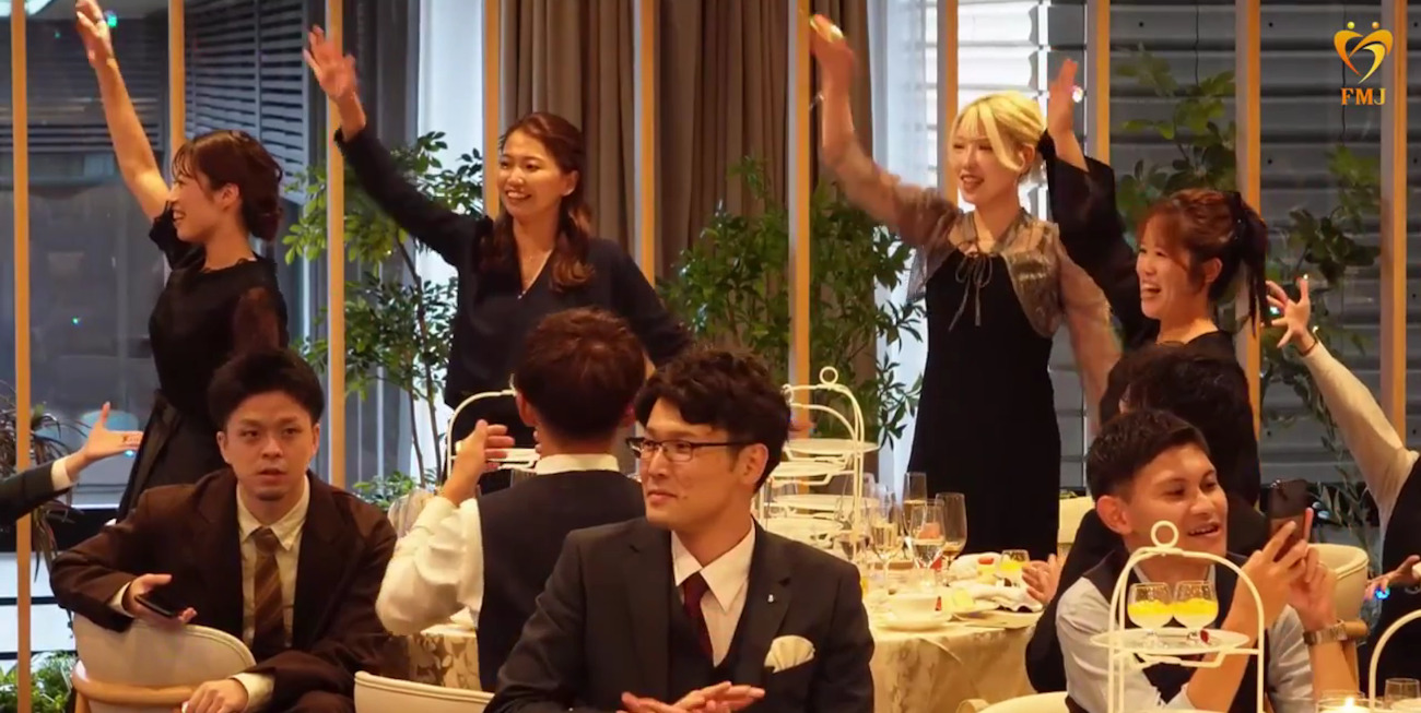 結婚式でゲストからフラッシュモブ