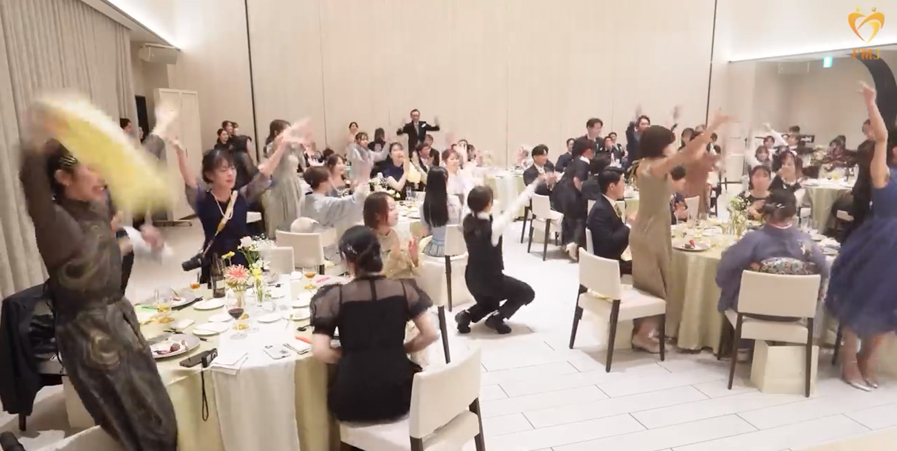 結婚式でフラッシュモブ