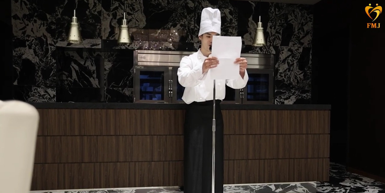 コックの挨拶
