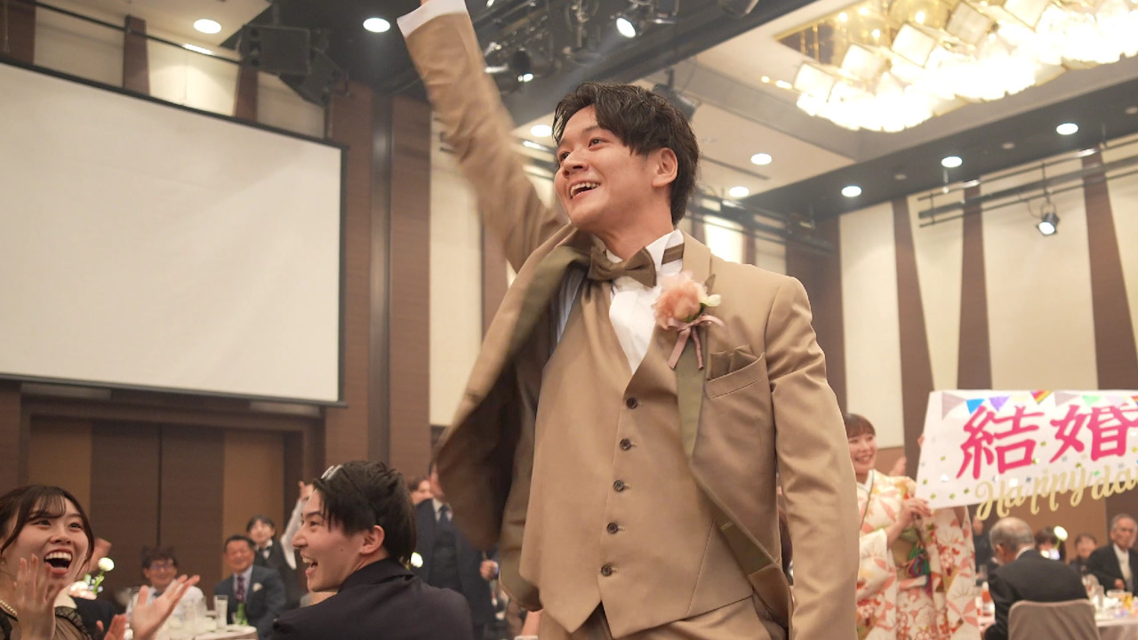 新郎のサプライズダンス